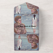 A la mejor madre del Mundo オールインワン招待状 (外側)