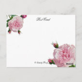 A Ladies Imagination、Jane Austen引用文 ポストカード (裏面)