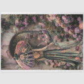 A Lady and a Pheasant、Chinoiserie、ポートレート・アート 薄葉紙 (正面)