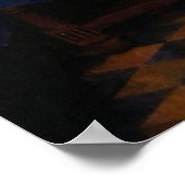 A Lady and Two Gentlemen by Johannes Vermeer ポスター (角)