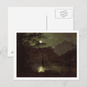 A Lake by Moonlight, c.1780-82 (キャンバス上の油) ポストカード (正面/裏面)