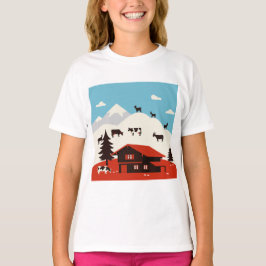 A landscape in the Alps Tシャツ