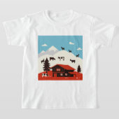 A landscape in the Alps Tシャツ (レイダウン)