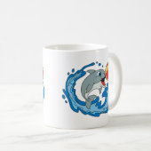 A large and stylish coffee mug as a gift コーヒーマグカップ (正面右)