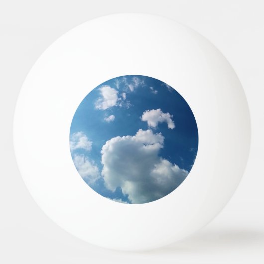A large cloud 卓球ボール (正面)