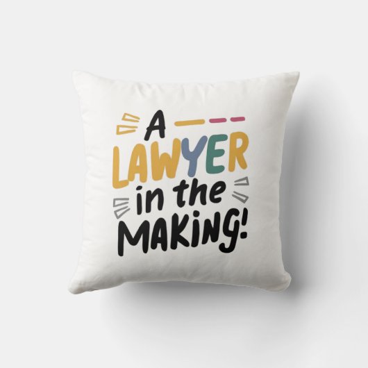 A lawyer in the Making  クッション (裏面)