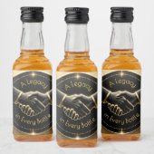 A Legacy in Every Bottle Handshake リキュールボトルラベル (ボトル)