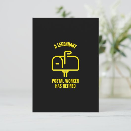 A legendary postal worker has retired サンキューカード (スタンド正面)