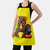 A letter A in Thanksgiving style エプロン (インサイチュ)