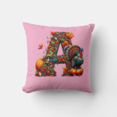 A letter A in Thanksgiving style クッション (正面)