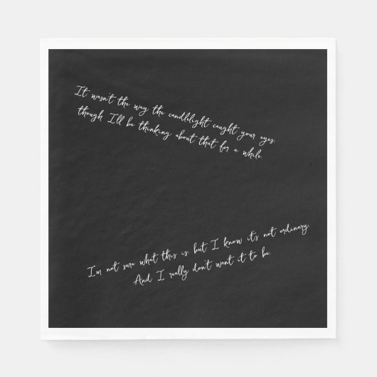 A Letter Few Days After a First Date スタンダードランチョンナプキン (正面)