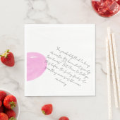 A Letter Few Days After a First Date スタンダードランチョンナプキン (インサイチュ)