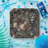 🩸 A Letter to Lunacy – Gothic Victorian  ペーパープレート (パーティー)