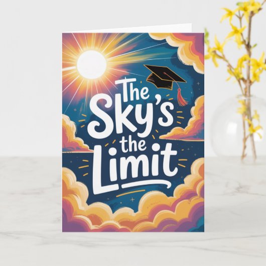 A Level Exam Congratulation Graduation  カード (黄色い花)