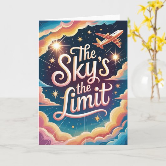 A Level Exam Congratulation Graduation  カード (黄色い花)