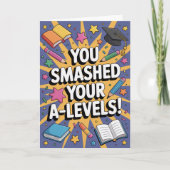 A-Level success floral Congratulations Cards  カード (正面)