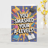 A-Level success floral Congratulations Cards  カード (黄色い花)