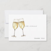 A Life 祝 Champagne Beervement Thank You サンキューカード (正面)