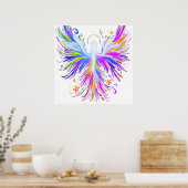 A Light and Airy Abstract Angel Wall Poster ポスター (キッチン)