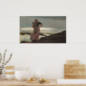 A Light on the Sea - Winslow Homerファインアートポスター ポスター (キッチン)