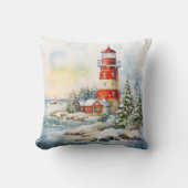 A Lighthouse in Winter クッション (正面)