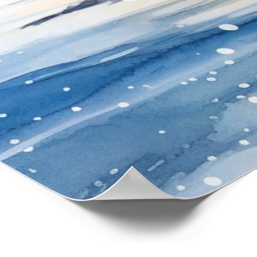 A Lighthouse in Winter ポスター (角)