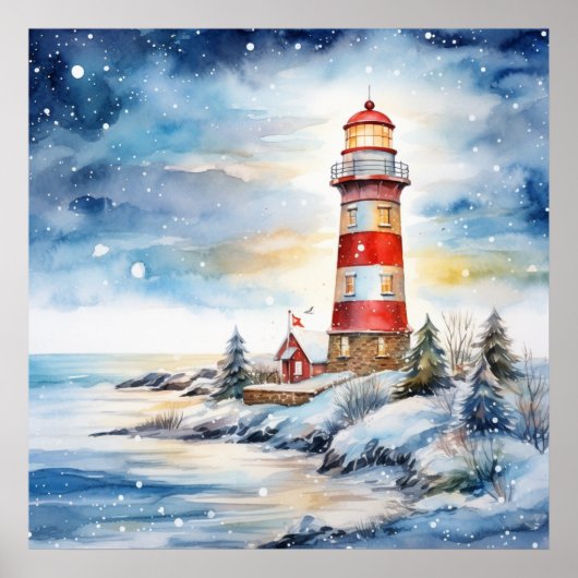 A Lighthouse in Winter ポスター (正面)