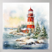 A Lighthouse in Winter ポスター (正面)