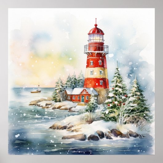 A Lighthouse in Winter ポスター (正面)