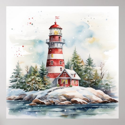 A Lighthouse in Winter ポスター (正面)