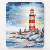 A Lighthouse in Winter マウスパッド (正面)