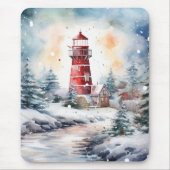 A Lighthouse in Winter マウスパッド (正面)