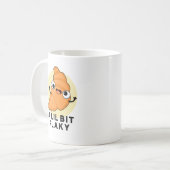 A Lil Bitフレキクロワッサンおもしろいペストリープン コーヒーマグカップ (正面左)