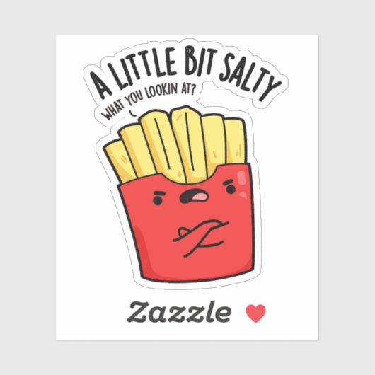 A Lil Bit塩辛いフリおもしろいーズ・プン シール (シート)