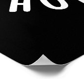 A Lil Bit Hot Head おもしろい Candle Pun Dark BG ポスター (角)