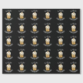 A Lil Bit Light Head おもしろい Candle Puns Dark BG ラッピングペーパー (フラット)