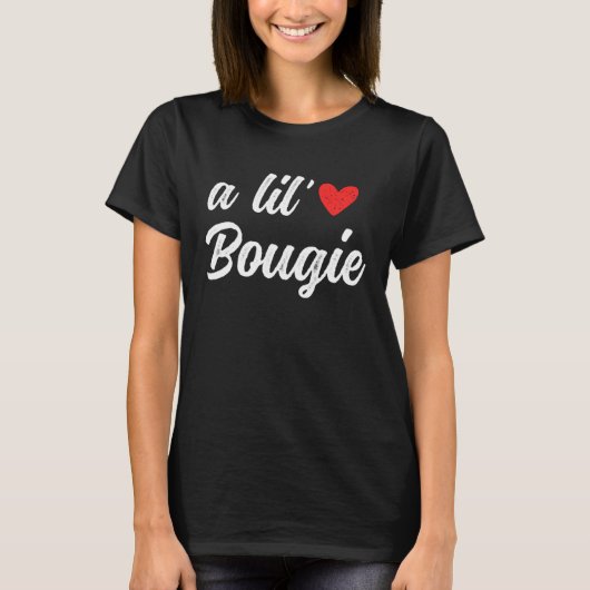 A Lil Bougie Funny Women Tシャツ (正面)