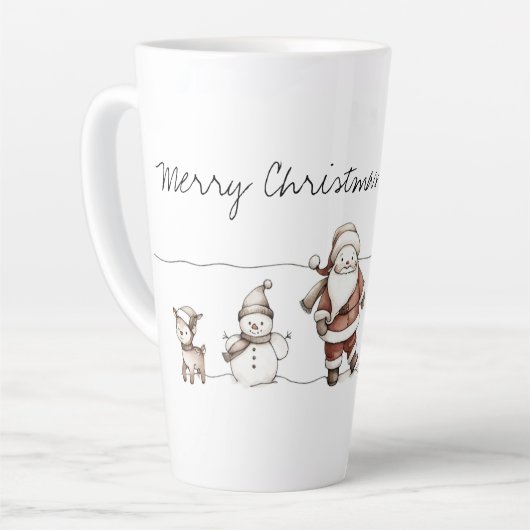 A Line of Holiday Cheer カフェラテマグ (左アングル)