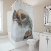 A Litany for the Merman - Surreal Oceanic シャワーカーテン (インサイチュ)