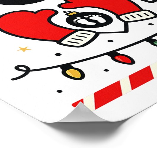 A Littile Joy Is Due Christmas For Women 2025 Comf ポスター (角)