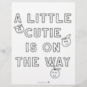 A LittleかわいこちゃんがBudget Coloringページに表示される チラシ (正面)