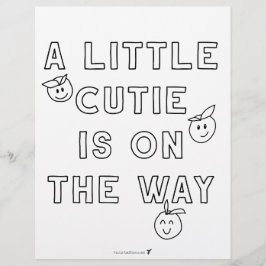 A LittleかわいこちゃんがBudget Coloringページに表示される チラシ