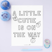 A LittleかわいこちゃんがBudget Coloringページに表示される チラシ (シングル)