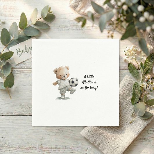 A Little All-Star Baby Shower  スタンダードカクテルナプキン