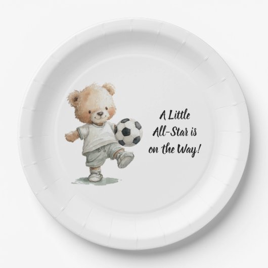 A Little All-Star Baby Shower  ペーパープレート (正面)