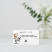 A Little All-Star Baby Shower Registry Card エンクロージャーカード (スタンド正面)