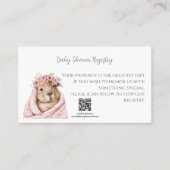 A Little All-Star Baby Shower Registry Card 名刺 (正面)