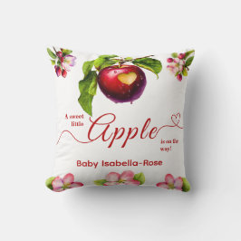 A Little Apple Is On The Way | Fall Baby Shower  クッション
