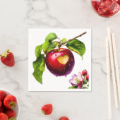 A Little Apple Is On The Way | Fall Baby Shower  スタンダードカクテルナプキン (インサイチュ)