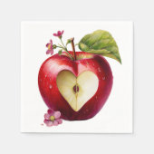 A Little Apple Is On The Way | Fall Baby Shower  スタンダードカクテルナプキン (正面)